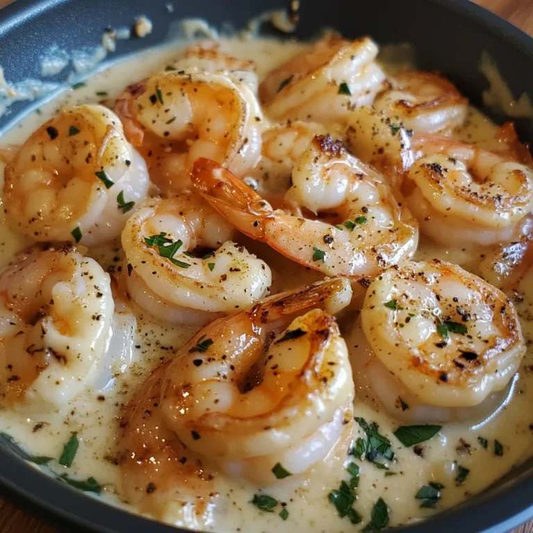Creamy Garlic Shrimp