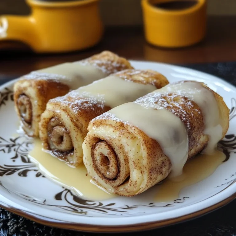 Cinnamon Roll French Toast Roll-Ups