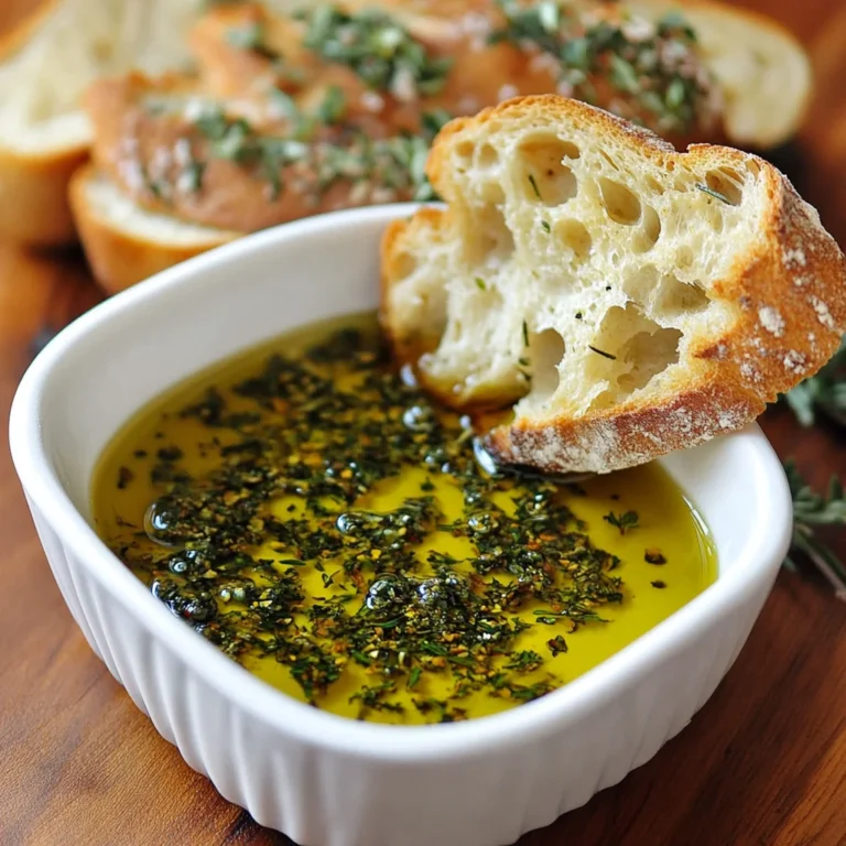 Olive Oil Dip with Warm Bread