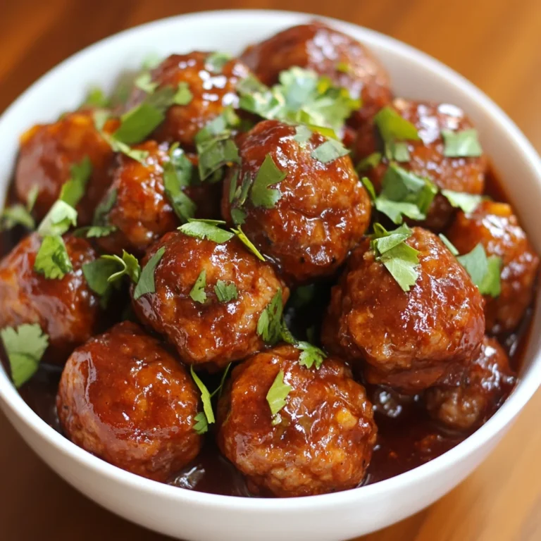 Spicy Hawaiian Crockpot Meatballs
