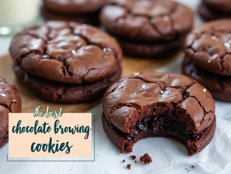 Fudgy Chewy Browkies (Brookies)