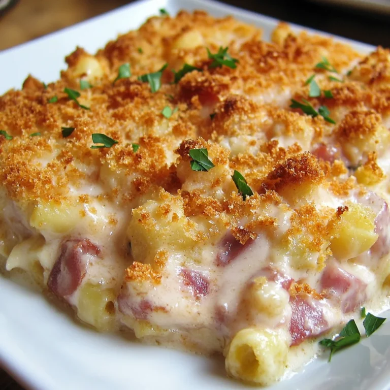 Chicken Cordon Bleu Casserole