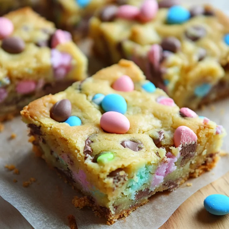 Easter Cake Mix Cookie Bars