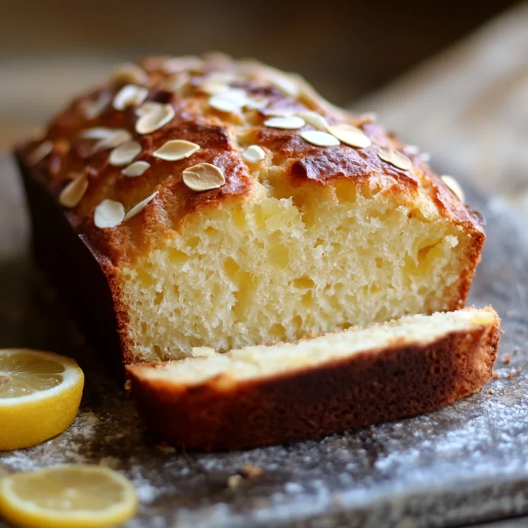 Easy Lemon Ricotta Bread