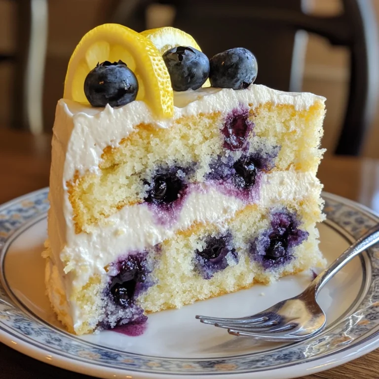 Lemon Blueberry Cake