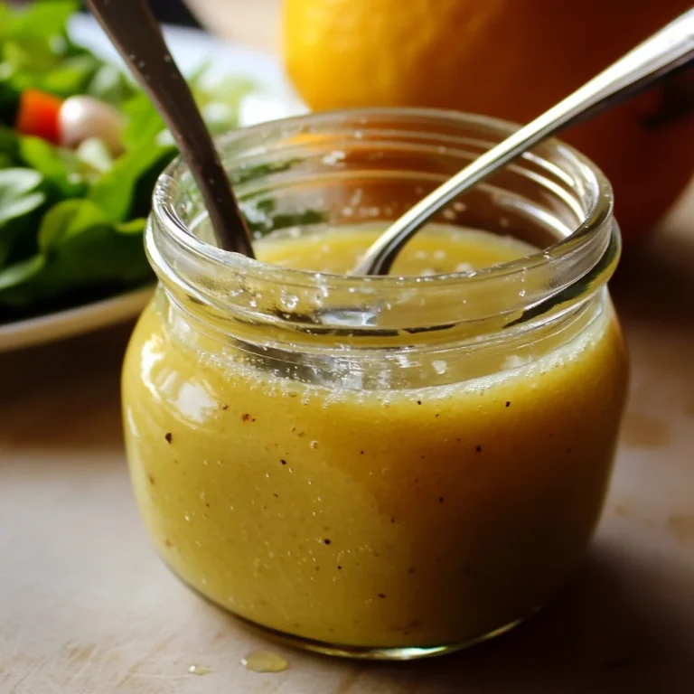 The BEST Lemon Vinaigrette Dressing