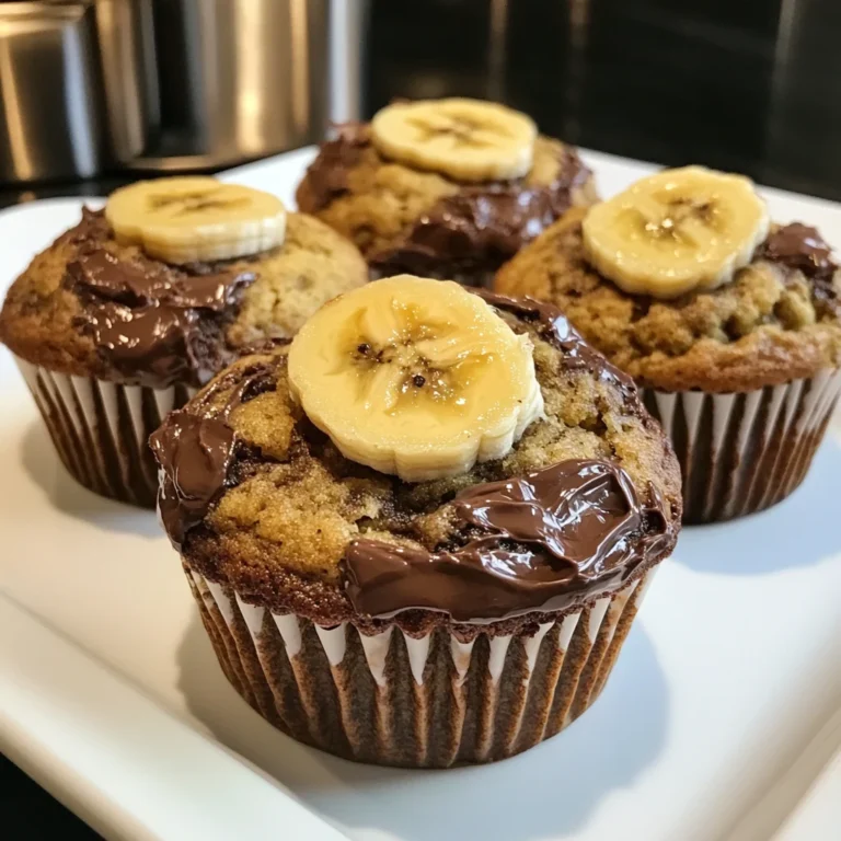 Nutella Banana Muffins