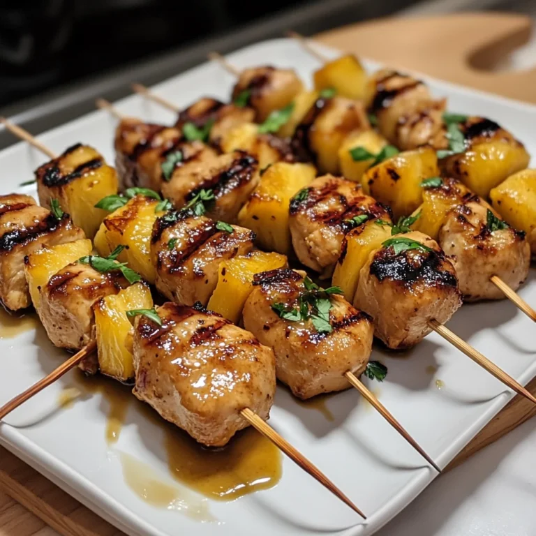 Pineapple Chicken Kabobs