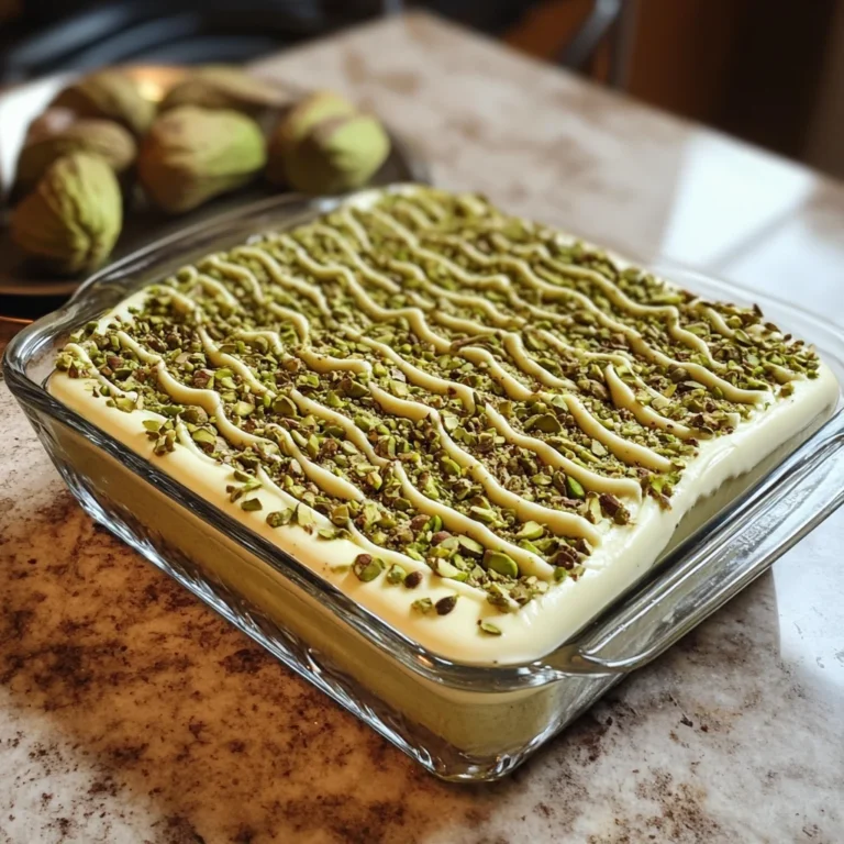 Pistachio Tiramisu