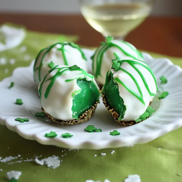 Saint Patrick’s Day Green Tea Truffles