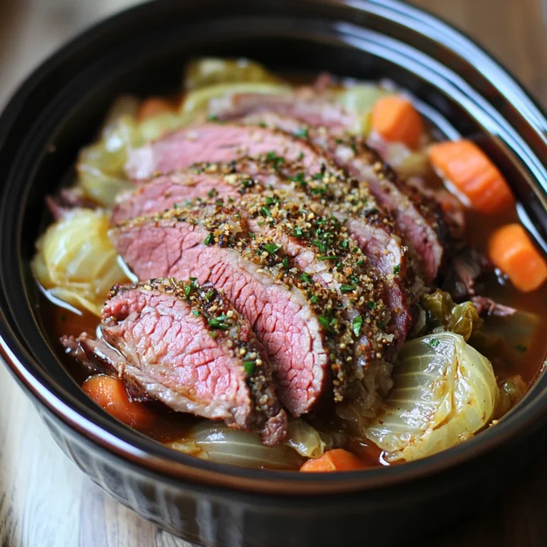 Crockpot Corned Beef and Cabbage