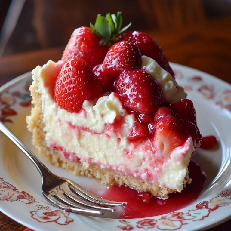 Strawberry Cheesecake Dump Cake