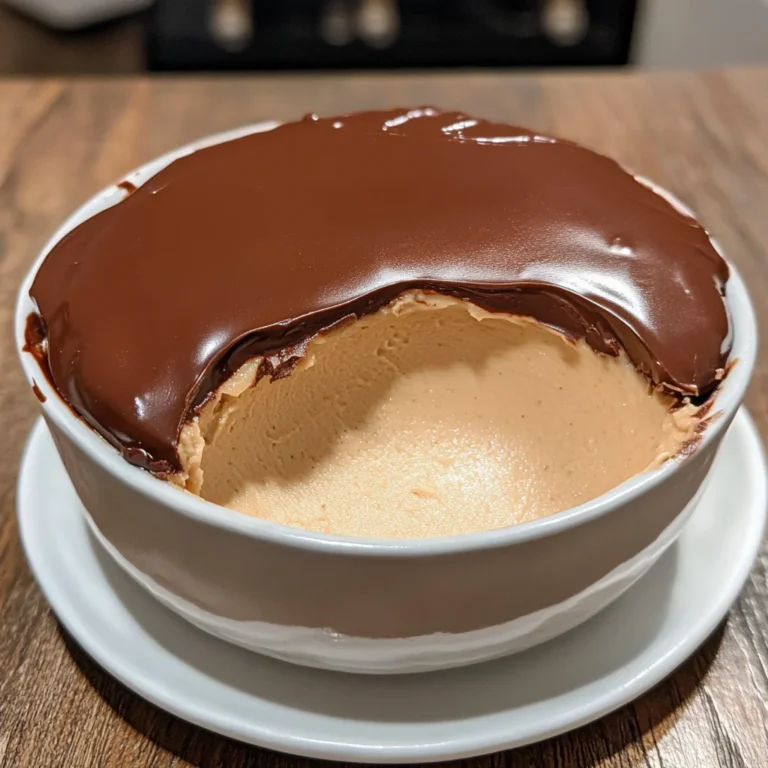 Vegan Peanut Butter Mousse (with Chocolate Ganache!)
