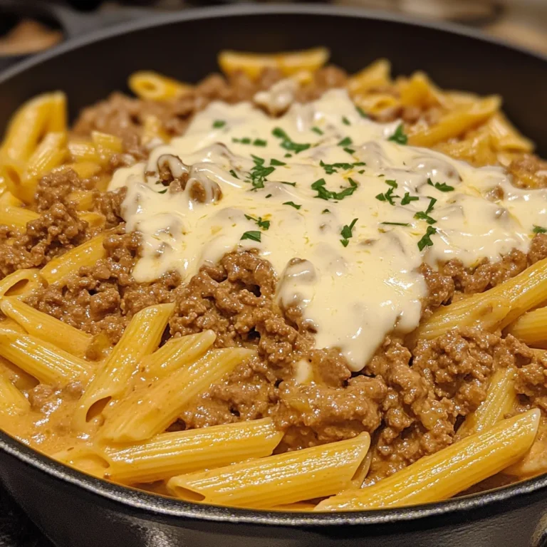 Creamy Beef Pasta Dinner