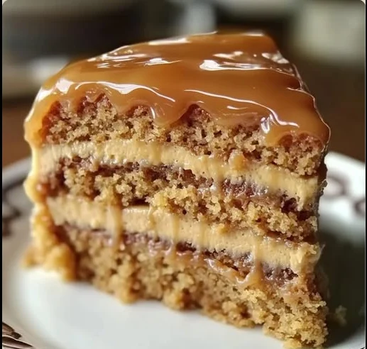 Butterscotch Cake with Caramel Frosting