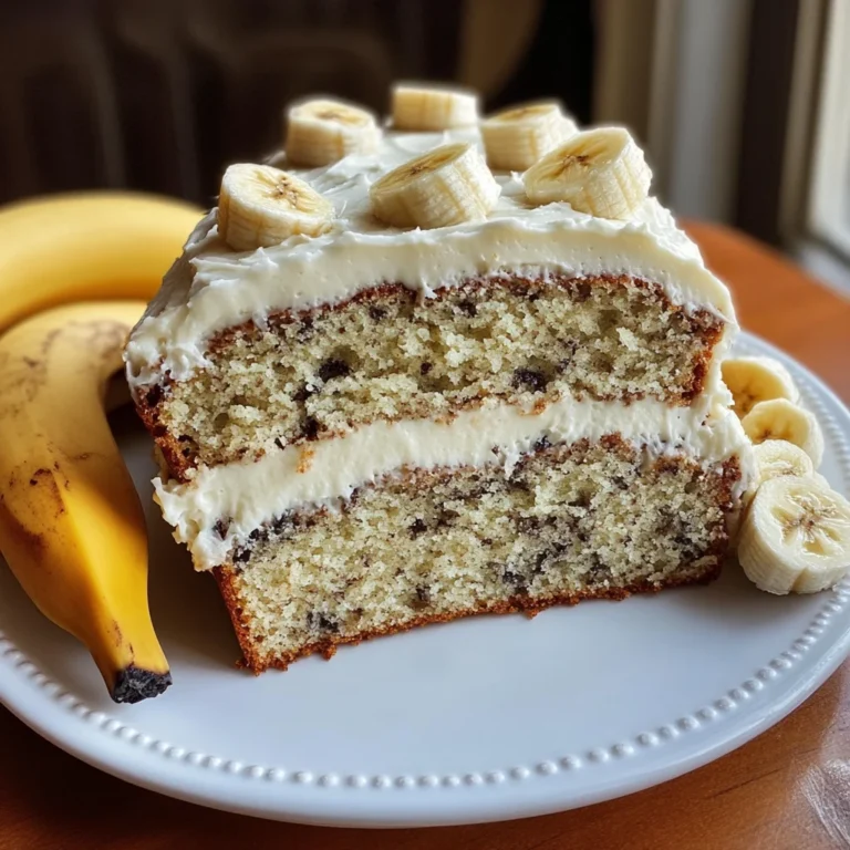 Banana Bliss Layer Cake with Cream Cheese Frosting