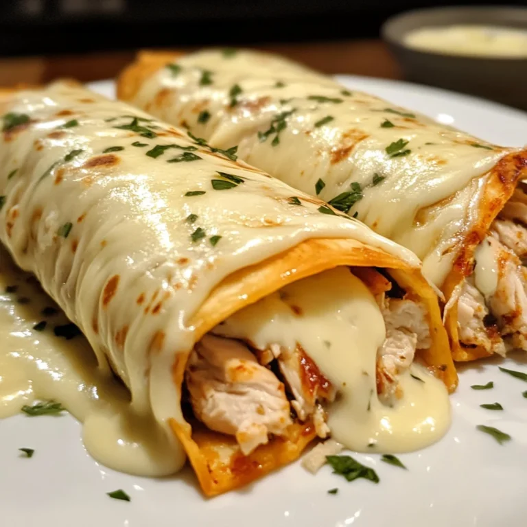 Cheesy Garlic Chicken Wraps