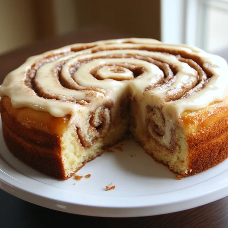 Cinnabon Cinnamon Roll Cake