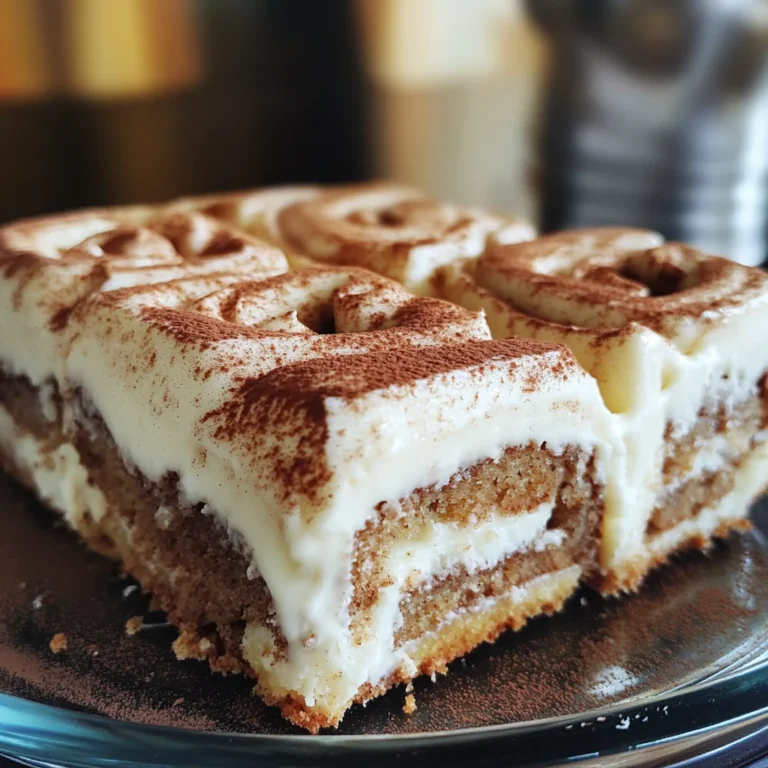 Cinnamon Roll Poke Cake Recipe