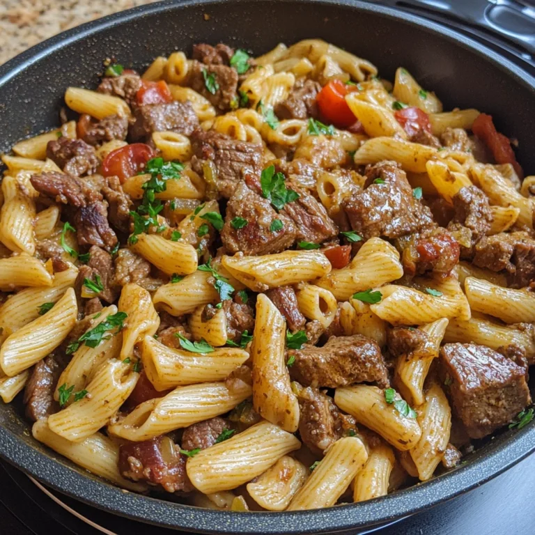 One-Pot Zesty Steak Pasta
