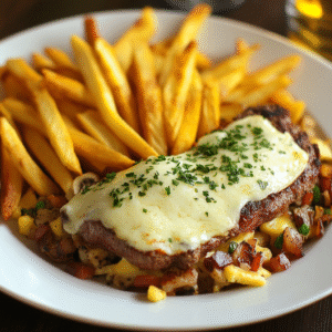 Lire la suite à propos de l’article Frites façon Philly Cheesesteak