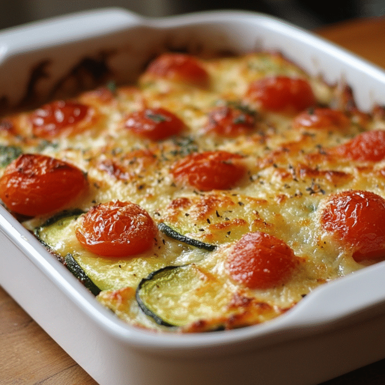 Gratin Facile de Courgettes et Tomates