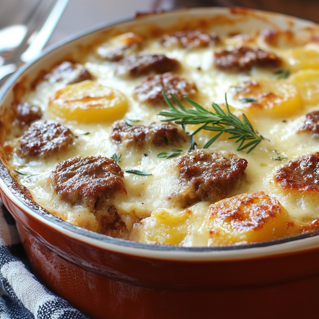 You are currently viewing Gratin Crémeux de Boeuf Haché et Pommes de Terre