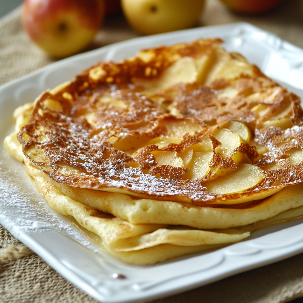 You are currently viewing Crêpiau aux Pommes Dorées : Une Recette de Crêpes aux Pommes Délicieuse et Facile à Préparer