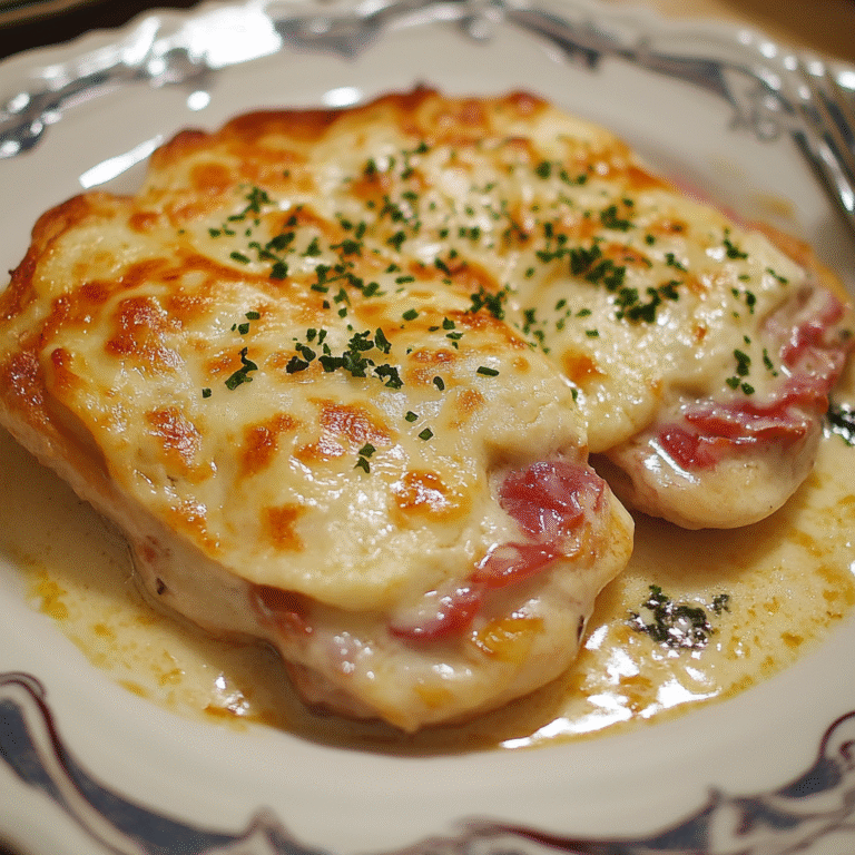Escalope Savoyarde Gratinée au Reblochon