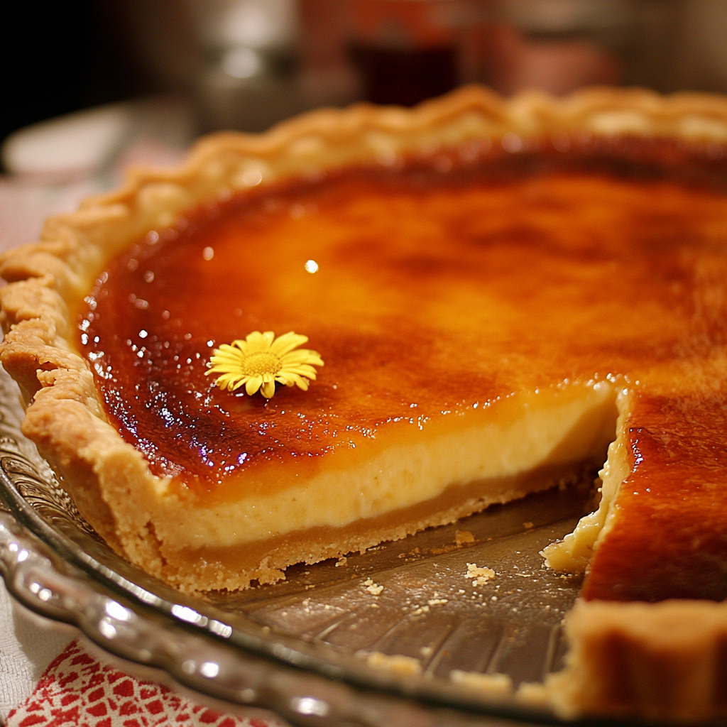 You are currently viewing Tarte au Flan Classique de Grand-Mère