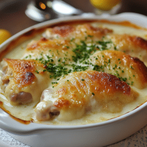 Lire la suite à propos de l’article Poulet au Maroilles Gratiné
