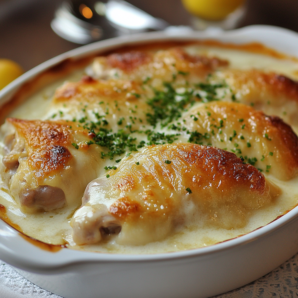 You are currently viewing Poulet au Maroilles Gratiné
